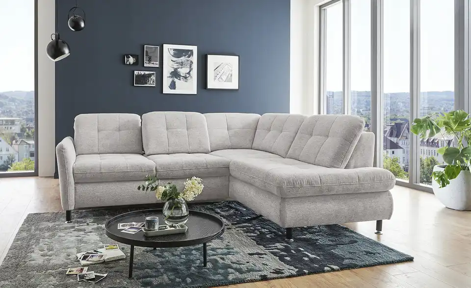 Lounge Collection Ecksofa LIORA BT 242|210 cm, Mikrofaser