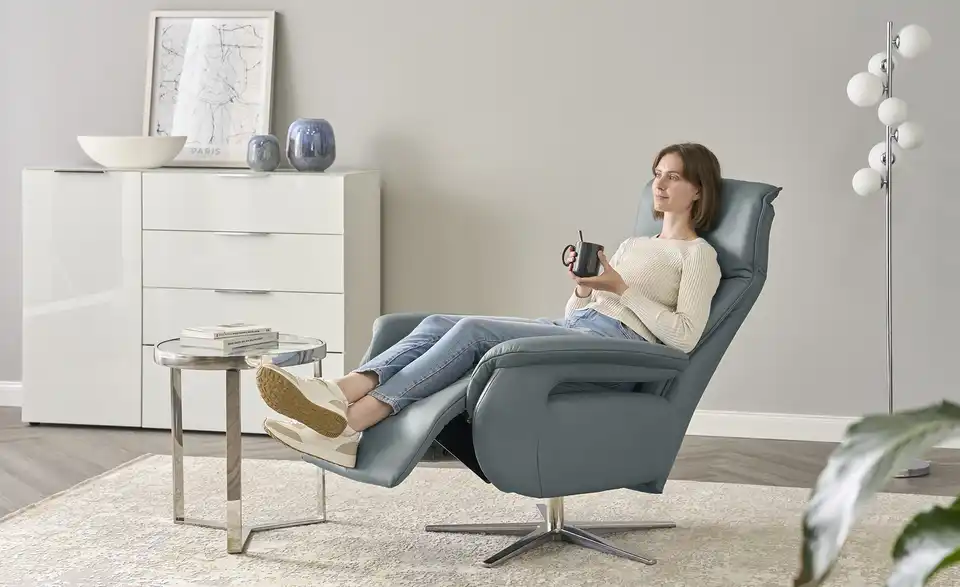 Wohnwert Relaxsessel Echtleder Mira Leder