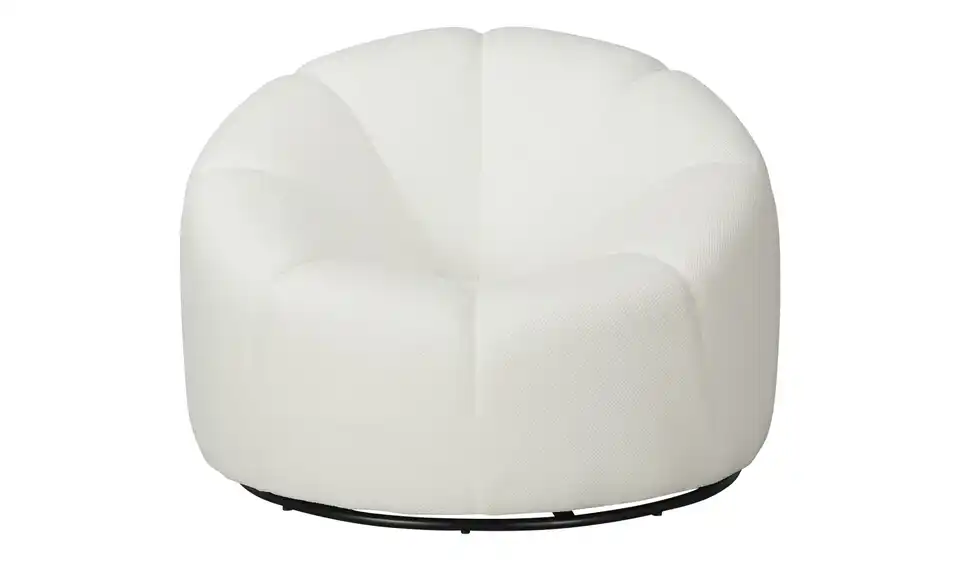 Loungesessel drehbar Swifel H 70 cm, Ø 97 cm, Velours