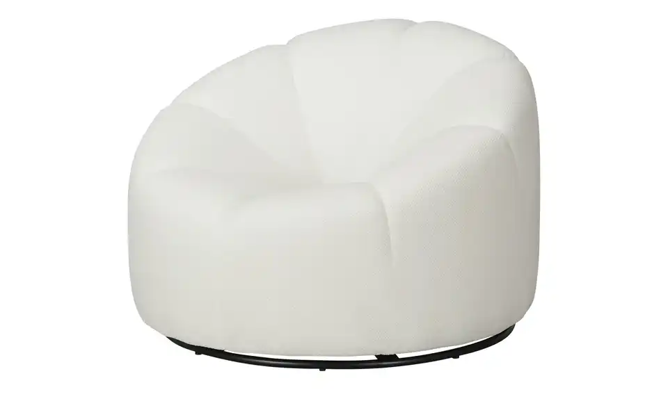 Loungesessel drehbar Swifel H 70 cm, Ø 97 cm, Velours