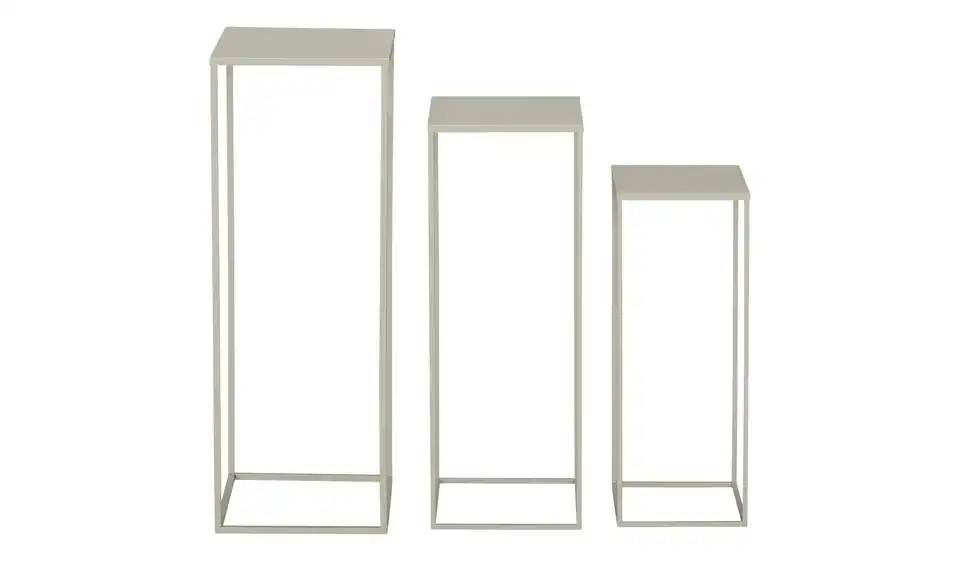 HOME STORY Beistelltisch, 3er Set BHT 25|70|25 cm