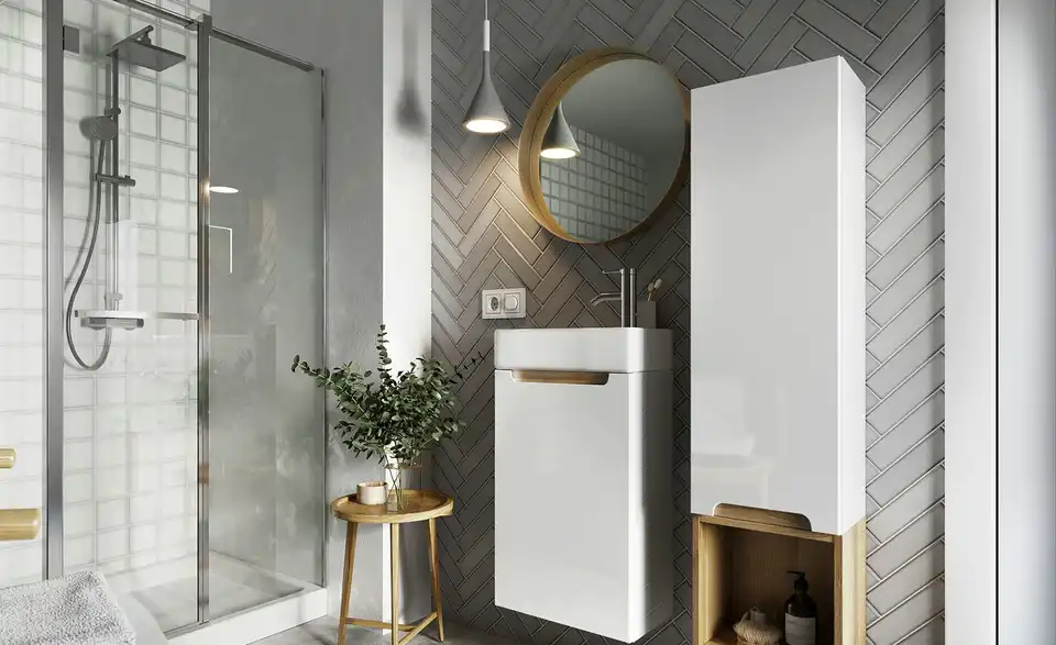 Waschtischkombination Steller See BHT 39|60|22 cm