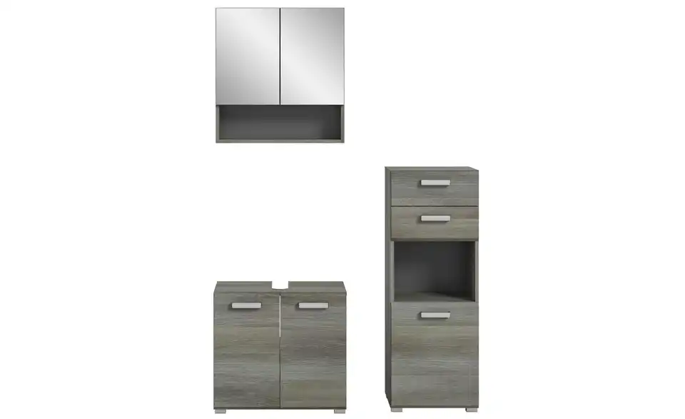 Badkombination Silbersee BHL 115|185|115 cm