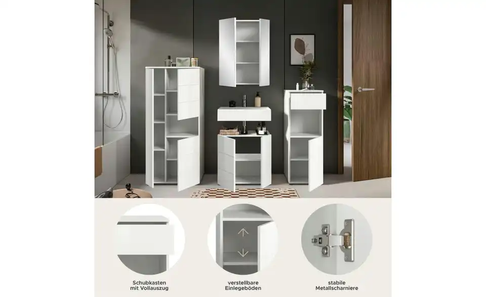 Badkombination BHL 188|190|34 cm