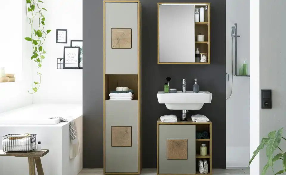 Waschbeckenunterschrank Gremminer See BHT 60|60|35 cm