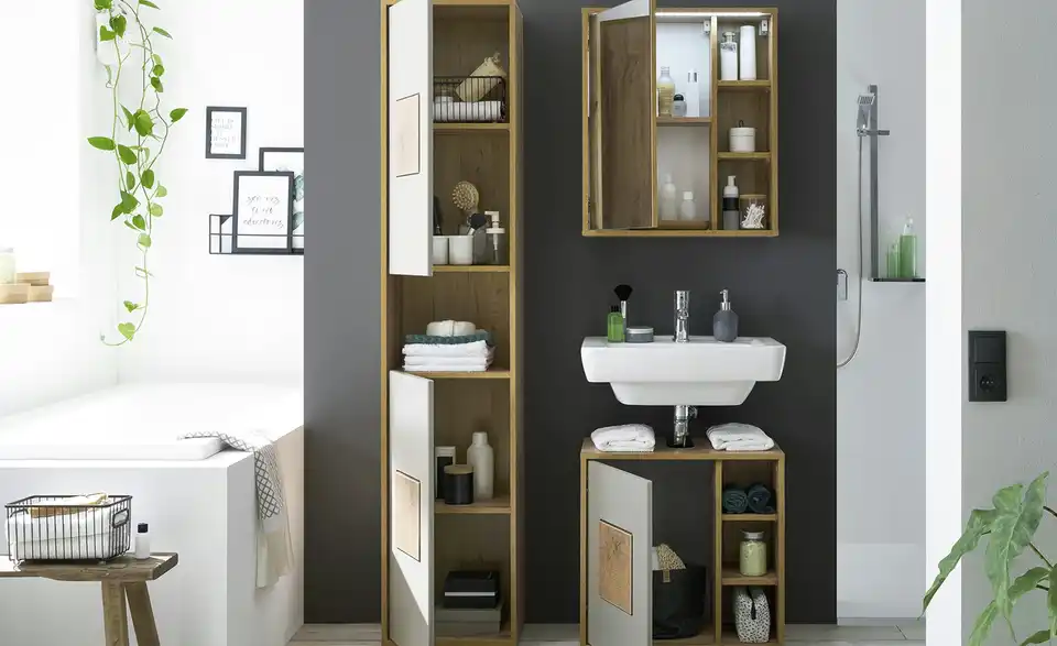 Waschbeckenunterschrank Gremminer See BHT 60|60|35 cm