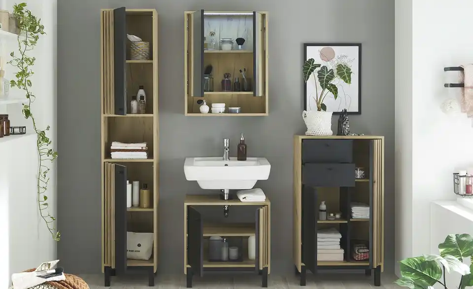 Hochschrank Vogelstangsee BHT 38|195|32 cm