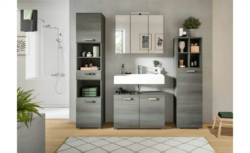 Waschbeckenunterschrank Silbersee BHT 80|55|37 cm