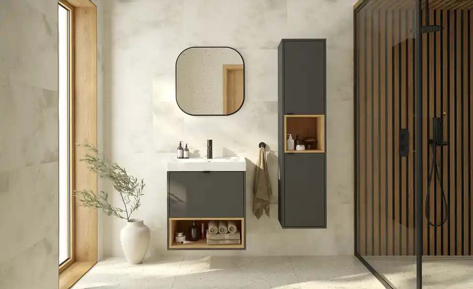 Waschtischkombination Ölpersee BHT 63,5|67|46 cm