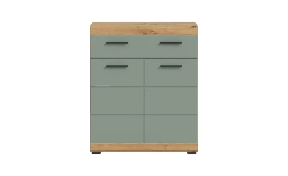 Unterschrank SCHLOONSEE, Breite 74cm, 2 Tür, 1 Schubkasten, 2 Fächer, MDF-Front in verschiedenen Farben erhältlich, Badmöbel, Badschrank, Kommode, Bad Schloonsee BHL 74|88|31 cm