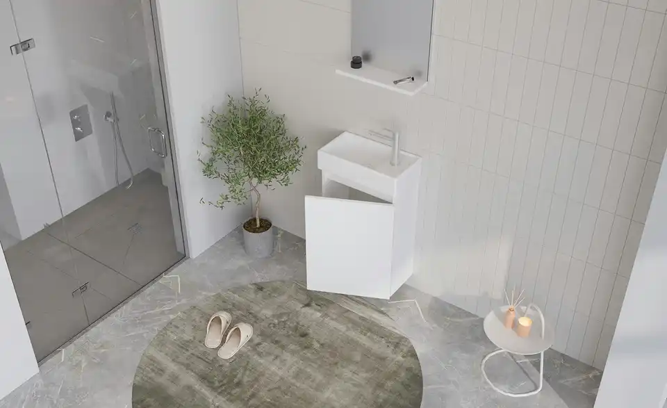 Gästebad Klostersee BHT 41|165|23 cm