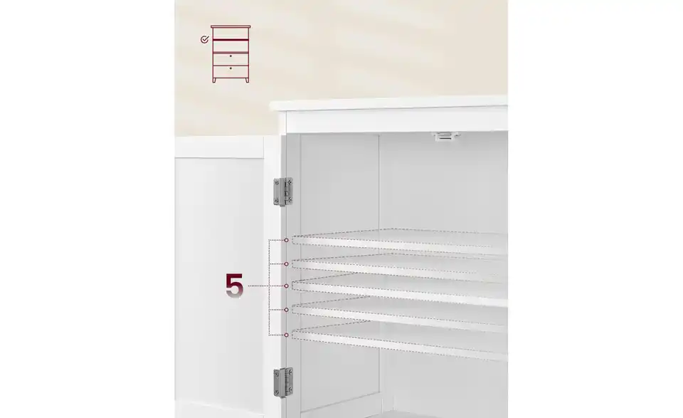 Badezimmerschrank BHL 60|110|30 cm