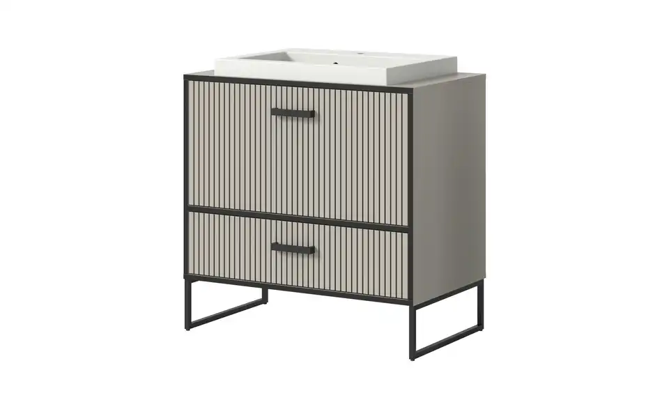 Waschtisch inkl. Waschbecken BHL 80|84|48 cm