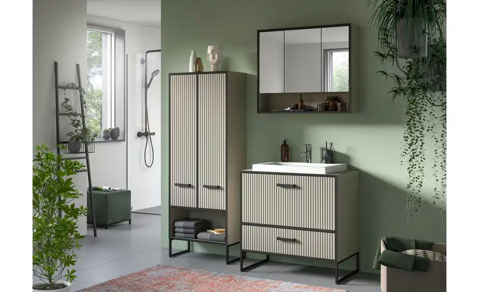 Waschtisch inkl. Waschbecken BHL 80|84|48 cm