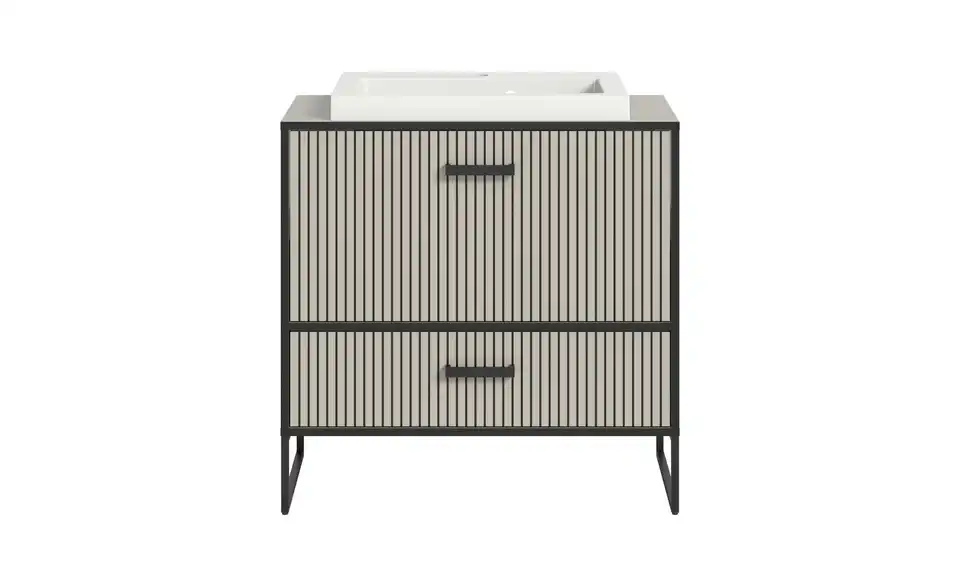 Waschtisch inkl. Waschbecken BHL 80|84|48 cm