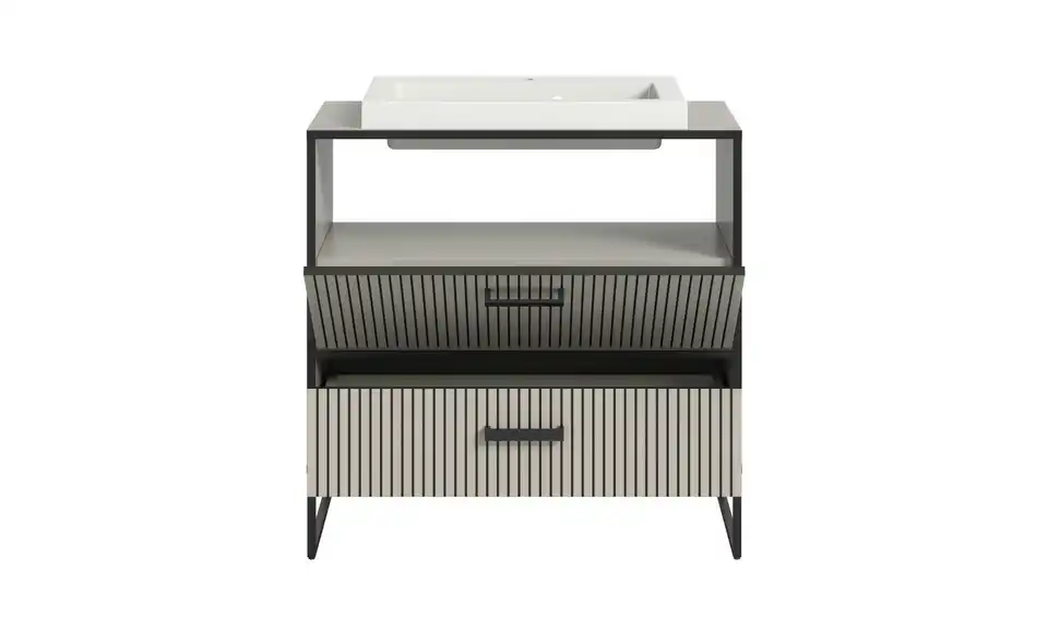 Waschtisch inkl. Waschbecken BHL 80|84|48 cm