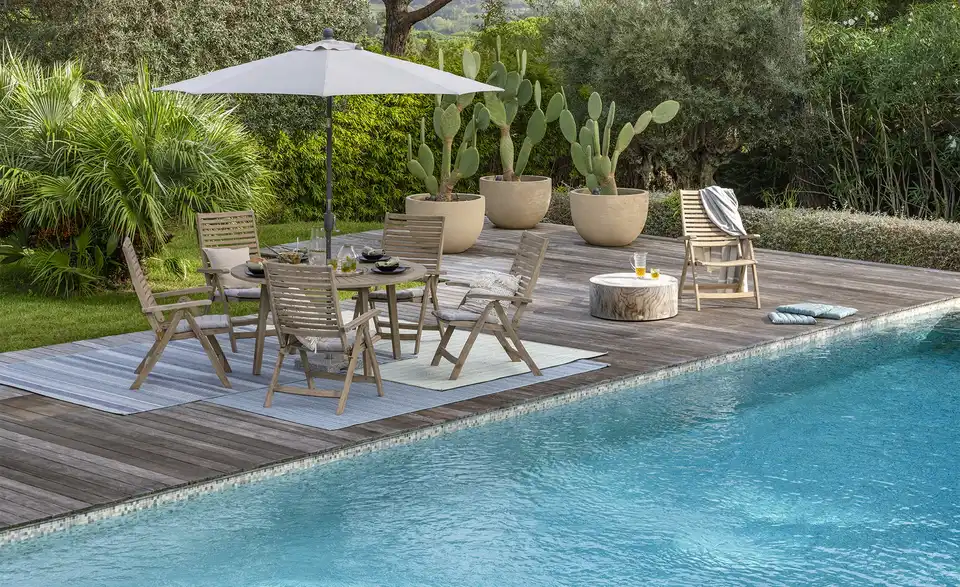 Gartenklappsessel Akazie Amalfi 1 BHT 65,5|108,5|76 cm