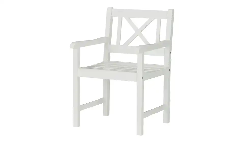 Gartenstuhl weiß Rosenborg BHT 59|89|59 cm