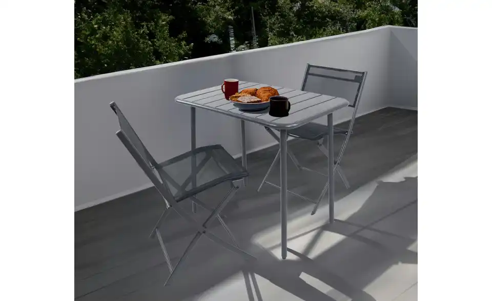 Gartenstuhl 2er-Set BHL 45|79|46 cm