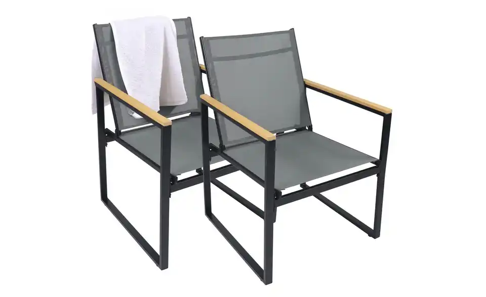 Gartenstuhl 2er-Set BHL 54|83|65 cm