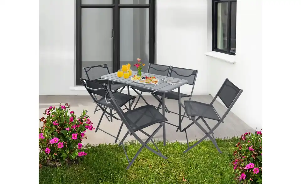 Gartenstuhl 6er-Set BHL 45|79|46 cm