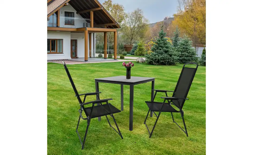 Gartenstuhl 2er-Set BHL 61|105|56 cm