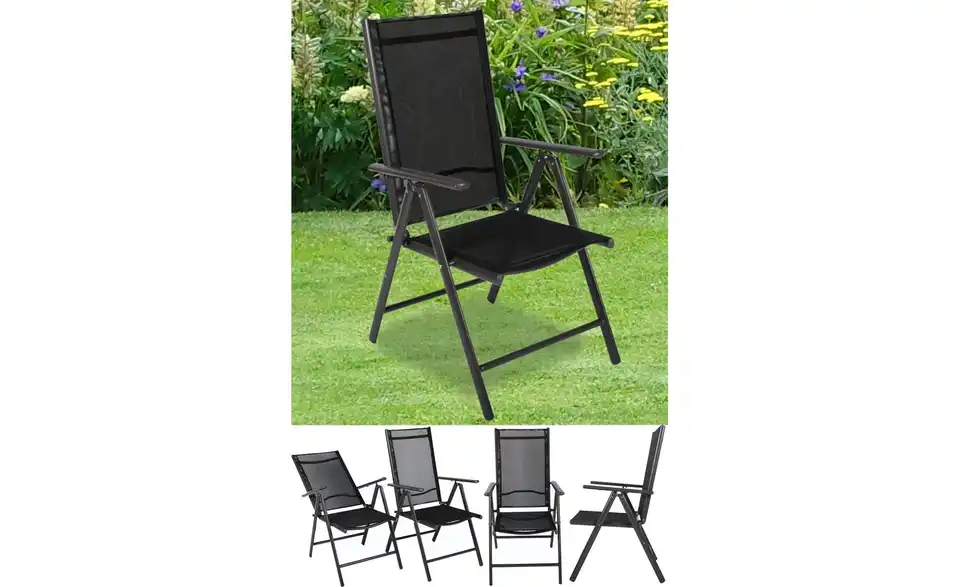 Gartenstuhl 4er-Set BHL 56|105|65 cm