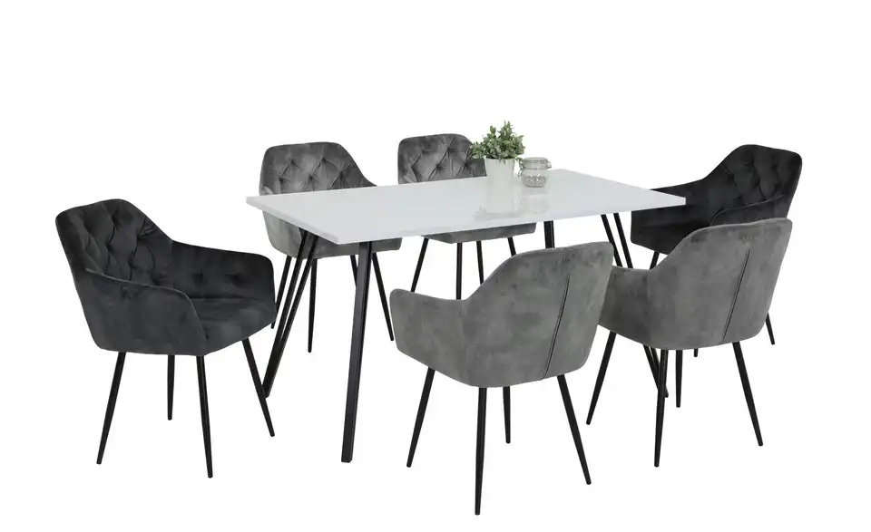 Polsterstuhl 2er-Set Matthias BHL 62|81|56 cm, Velours