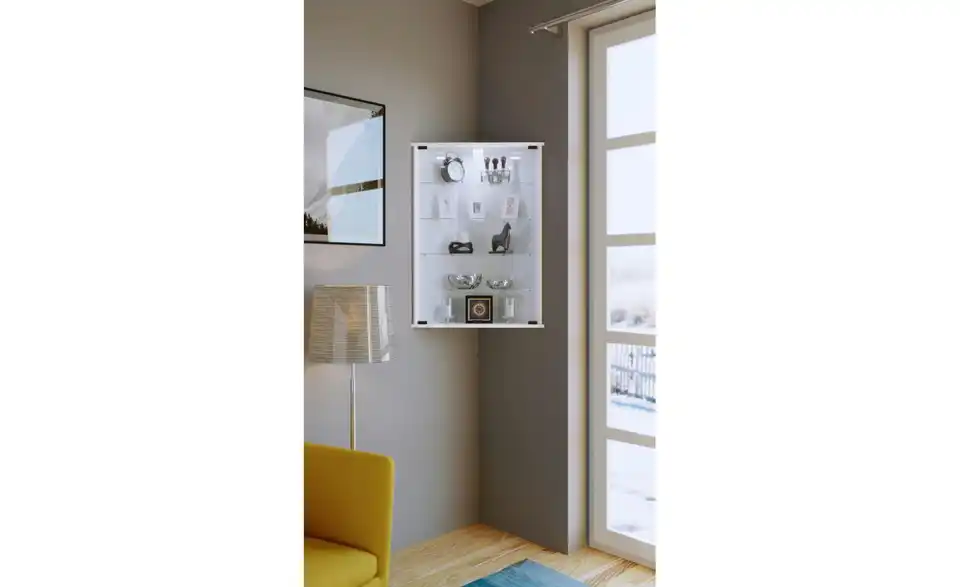 Eckvitrine Vecko BHT 67,3|88,1|23 cm