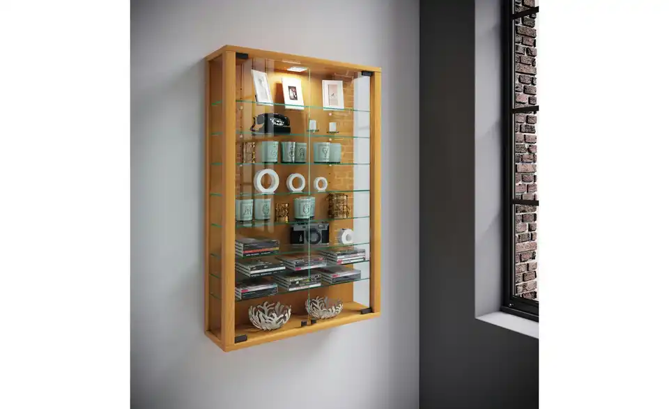 Hängevitrine Udina BHT 59|91,3|18 cm