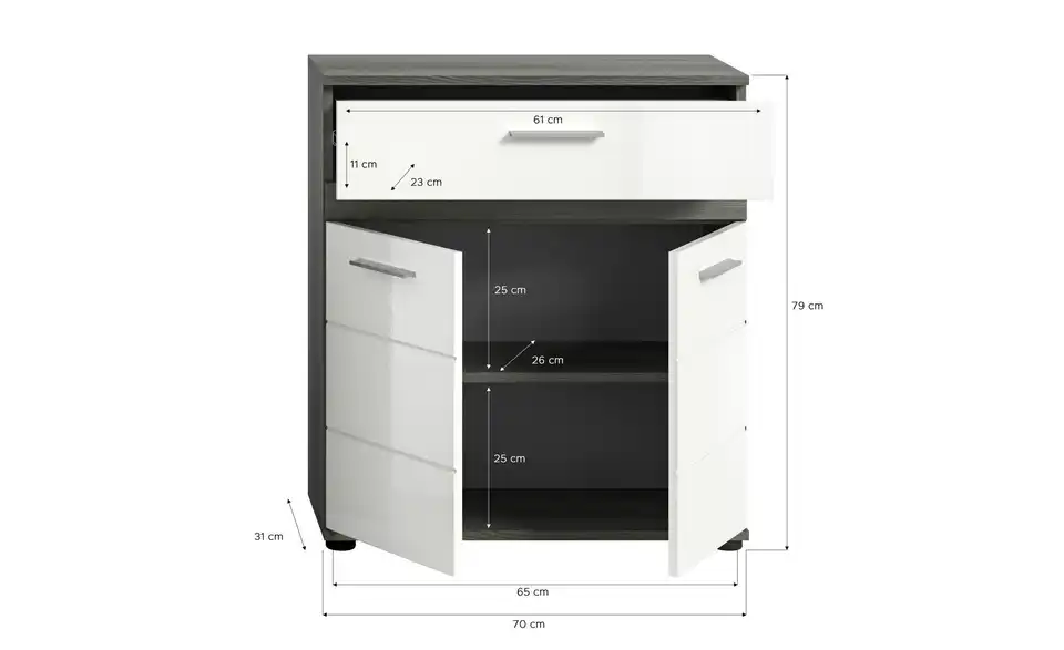 Midischrank Blankensee BHL 71|79|31 cm