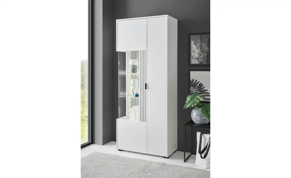 Vitrine Hortuna BHT 75|180|38 cm