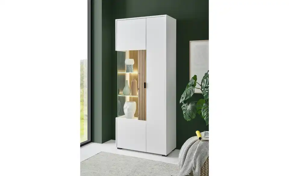 Vitrine Hortuna BHT 75|180|38 cm