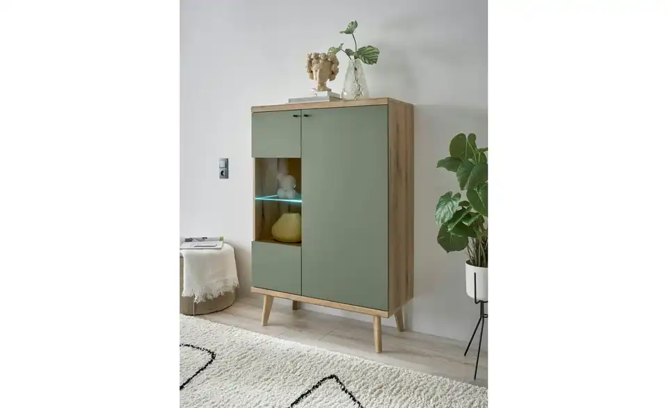 Vitrine BHT 90|134|40 cm