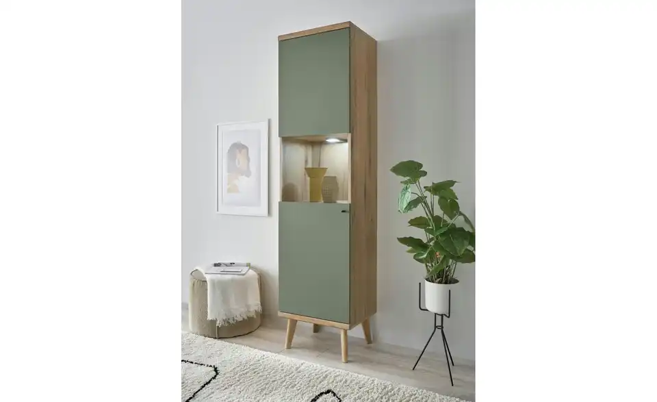 Vitrine Aliano BHT 50|197|40 cm