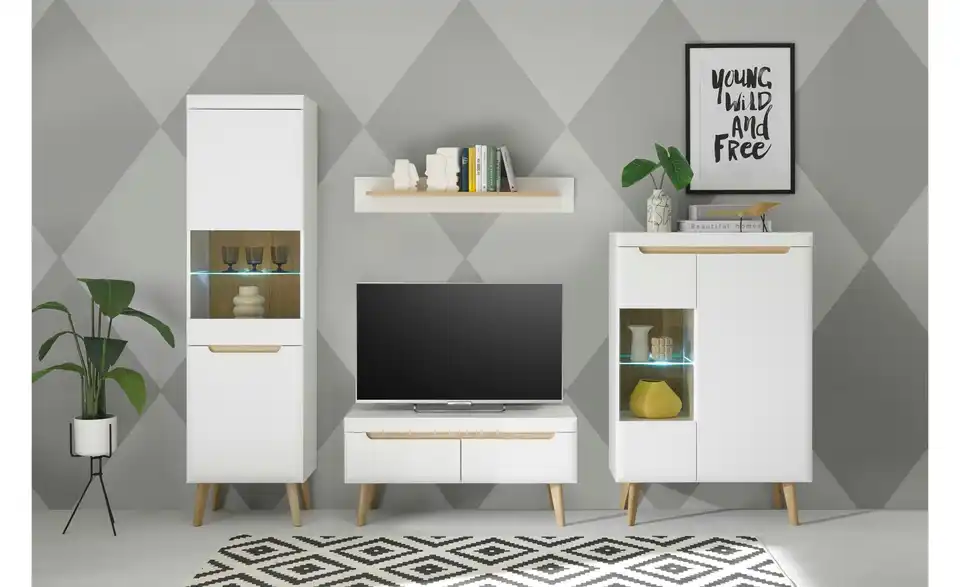 Vitrine Malaren BHT 90|134|40 cm