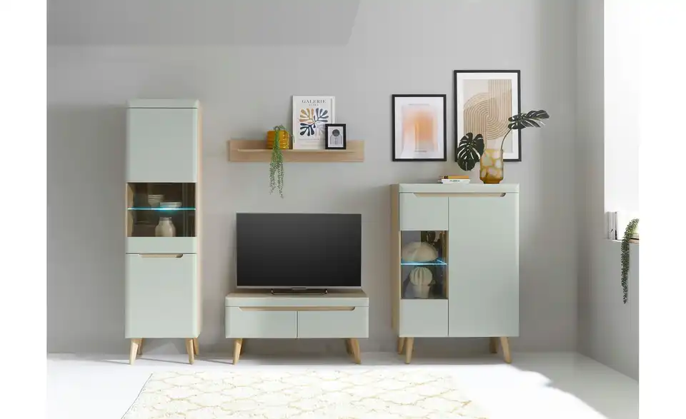 Vitrine mit Soft-Close Malaren BHT 50|197|40 cm Vitrine mit Soft-Close Malaren BHT 50|197|40 cm