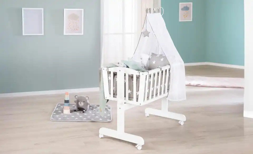 Roba Komplettwiegenset Little Stars BHL 53|150|103,5 cm Roba Komplettwiegenset Little Stars BHL 53|150|103,5 cm