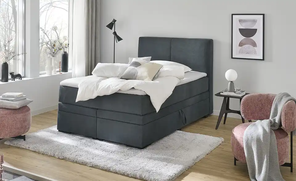 Boxi Boxspringbett mit Bettkasten Boxi Classic BHL 140|125|217 cm