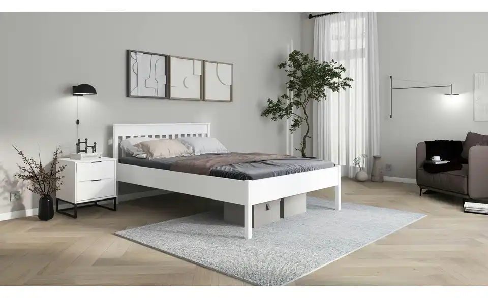 Bettgestell Massivholz Landliv BHL 147|92|210 cm