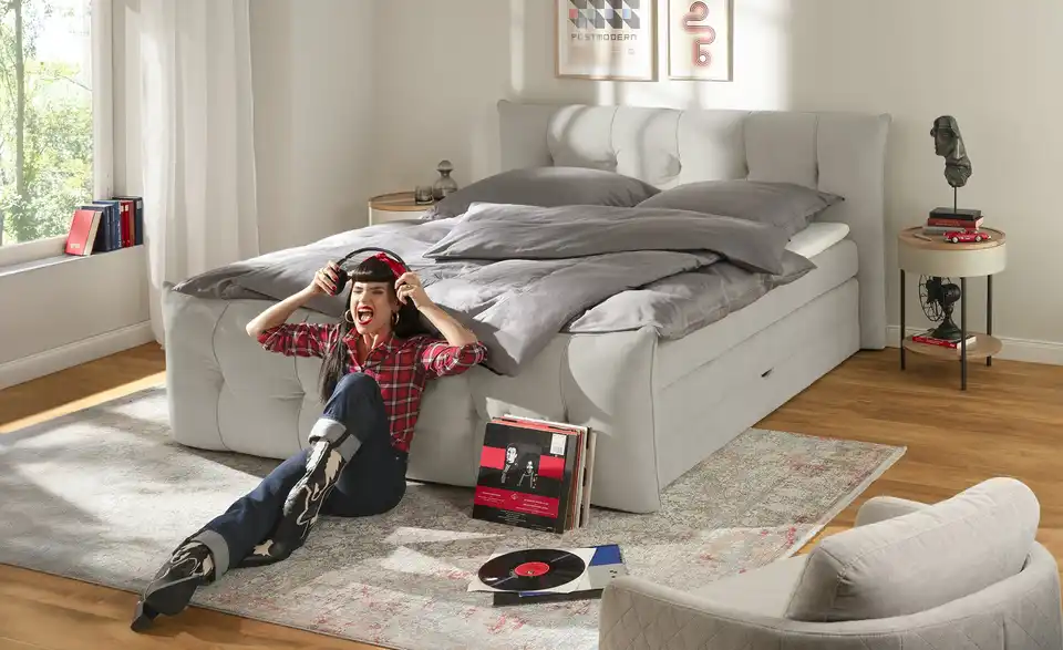 switch Boxspringbett mit Bettkasten Sofia BHL 204|113|230 cm