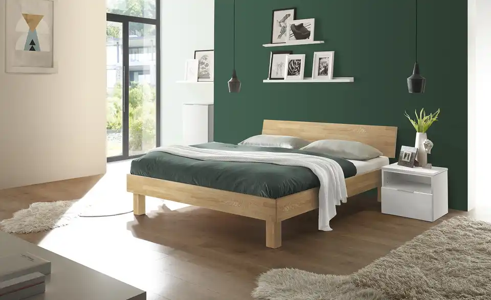 HASENA Massivholzbett Forti BHL 146|74|214 cm