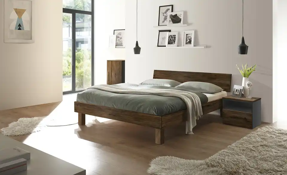 HASENA Massivholzbett Forti BHL 146|74|214 cm