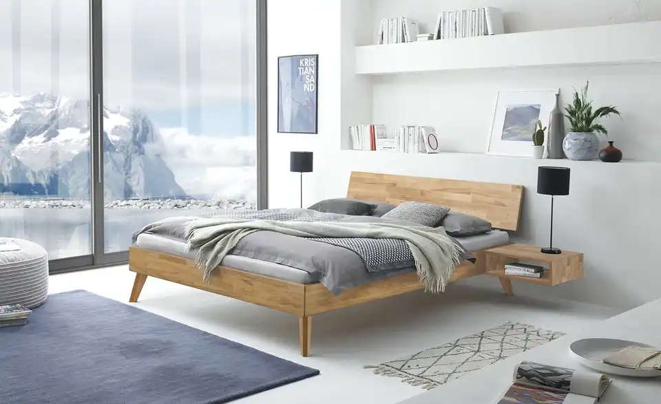 HASENA Massivholzbett Ancona BHL 146|74|214 cm
