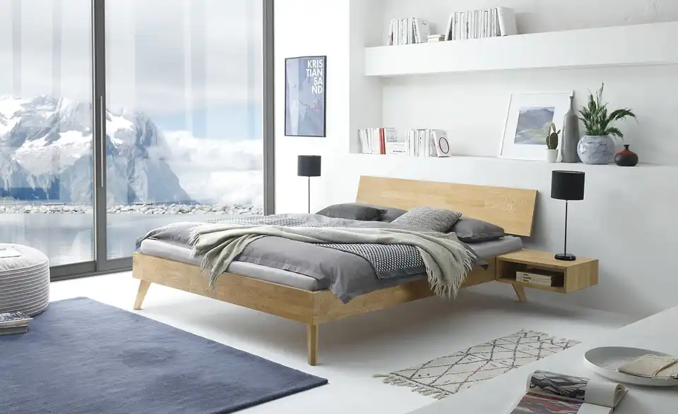 HASENA Massivholzbett Ancona BHL 166|74|214 cm