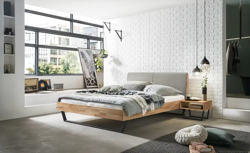 HASENA Massivholz-Bettgestell Pietro BHL 146|91|215 cm