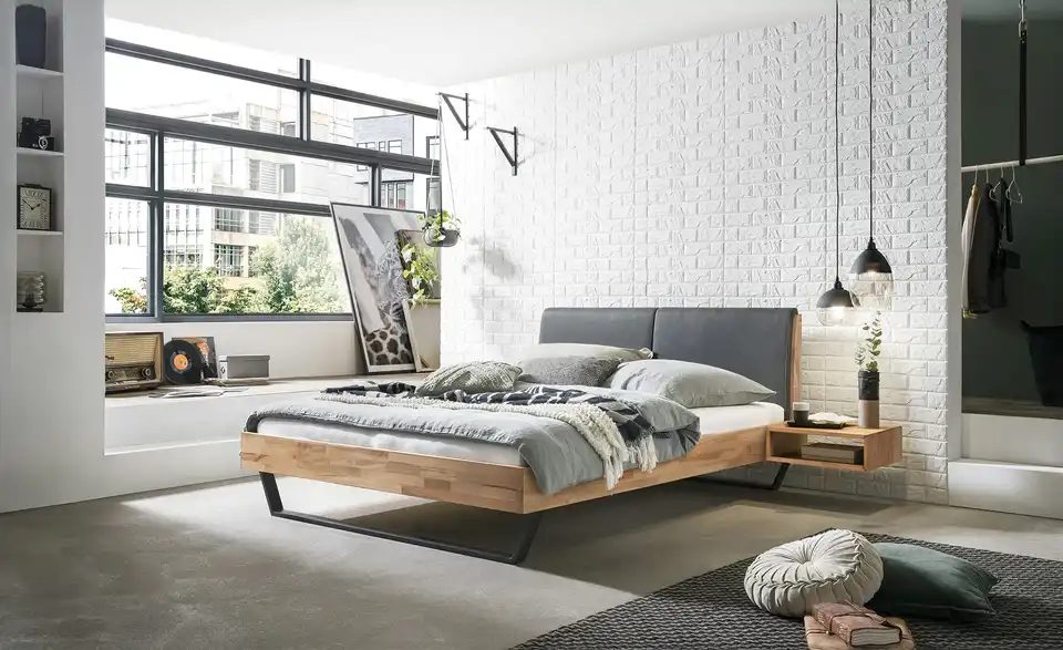 HASENA Massivholz-Bettgestell Pietro BHL 146|91|215 cm