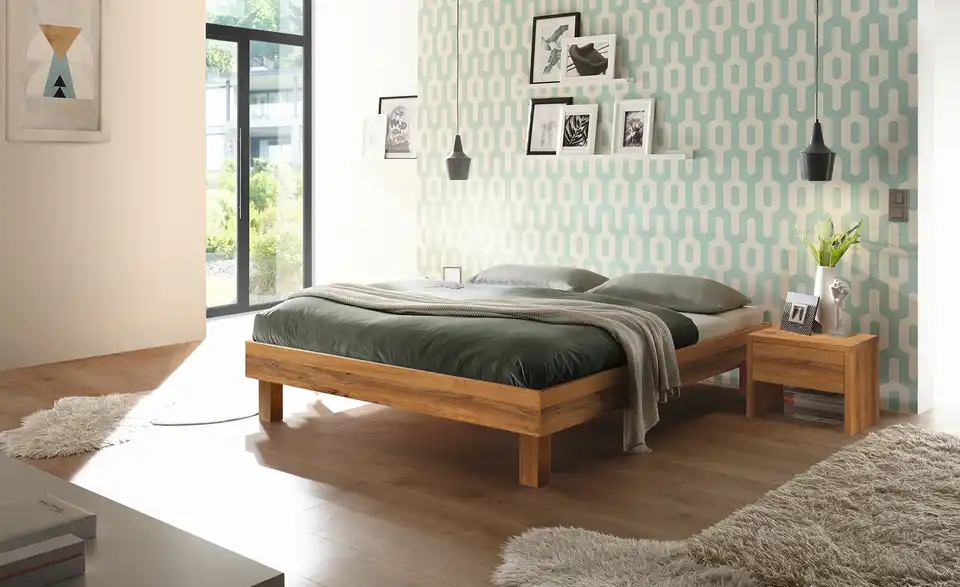 HASENA Massivholzbett Rapallo BL 146|205 cm
