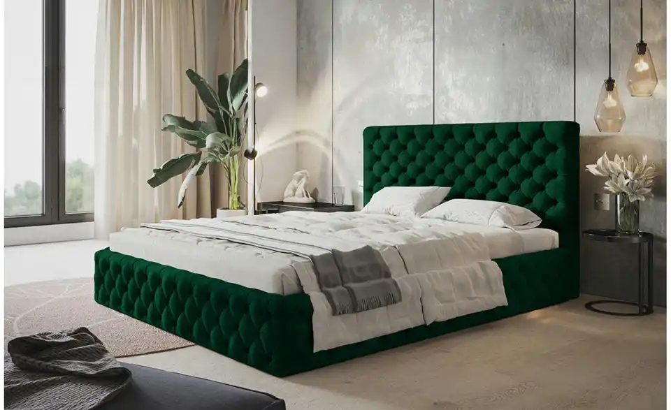 Polsterbett mit Stauraum Silfield BHL 134|95|218 cm