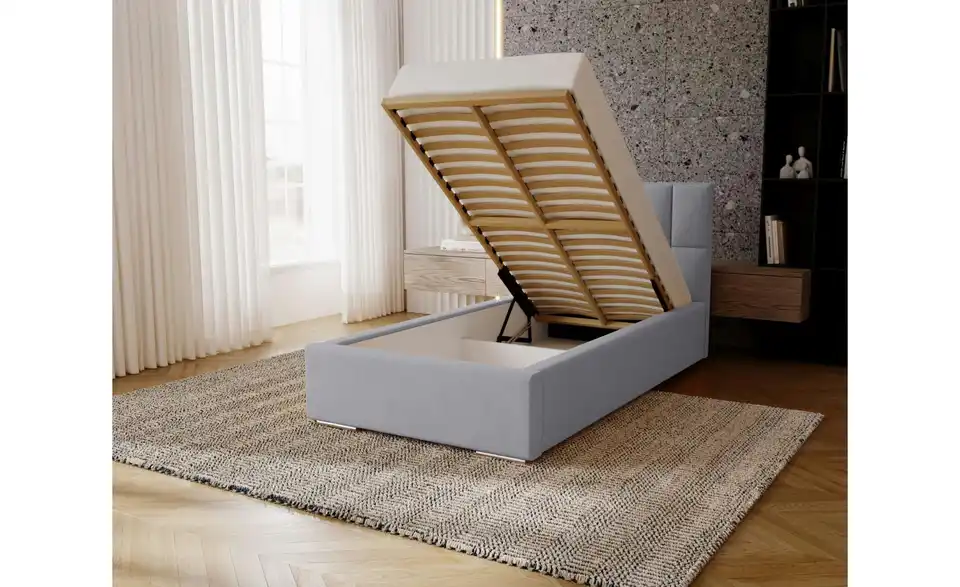 Polsterbett mit Stauraum Draven BHL 95|100|215 cm